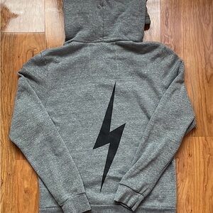 Heather Lightning Bold Aviator Nation Hoodie